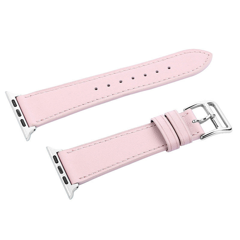 Leather smart watch strap - Leather Smart Watch Strap for Apple Watch 38mm 42mm