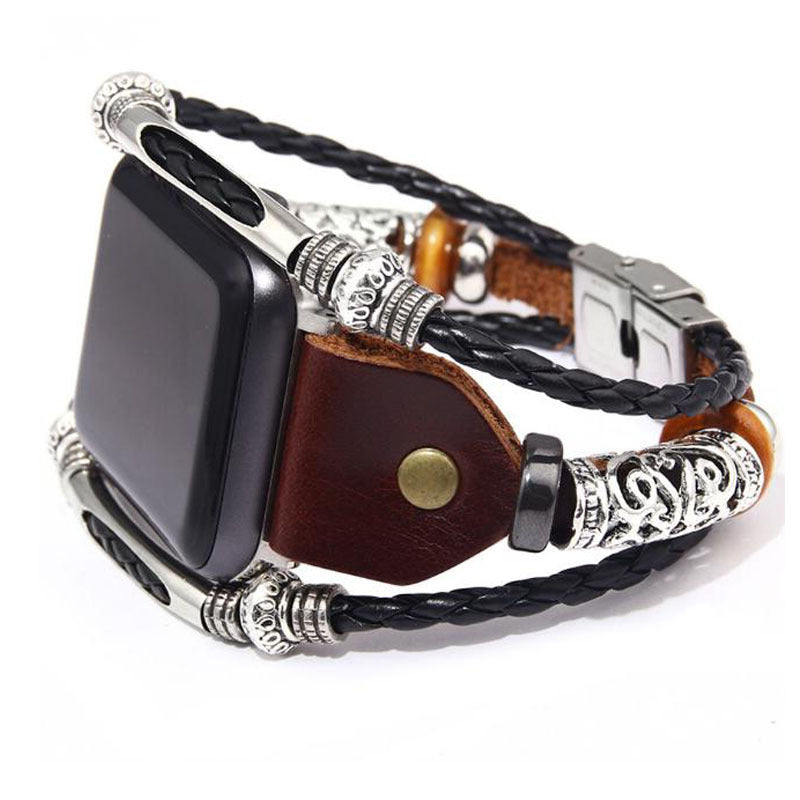 Leather Stainless Steel Watch Strap for Unisex or Bracelet - Any Style leather stainless steel watch strap