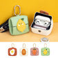 Leather Storage Bag for Food and Sandwiches with Lemon Egg Carrot Design - Teleplus