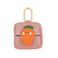 Leather Storage Bag for Food and Sandwiches with Lemon Egg Carrot Design - Teleplus