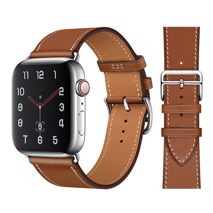 Leather Strap Fashion Strap Cowhide Strap - Leather Strap for Apple Watch 38 40mm 42 44mm