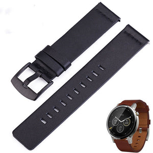 Leather Strap First Layer Cowhide Needle Pattern Strap - Leather Strap for First Layer Cowhide Watches