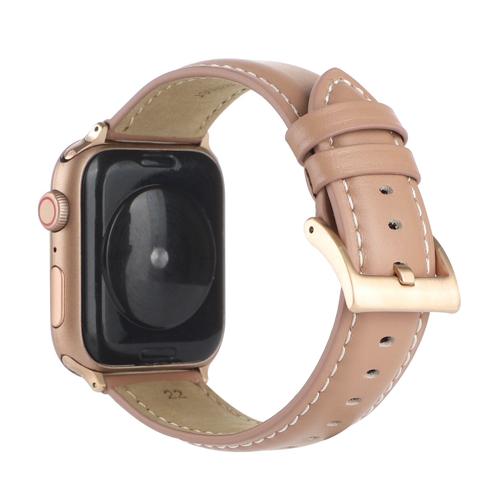 Leather Strap Iwatch7-1 SE Glossy Leather - Leather Strap for iWatch 7 and SE in Glossy Styles