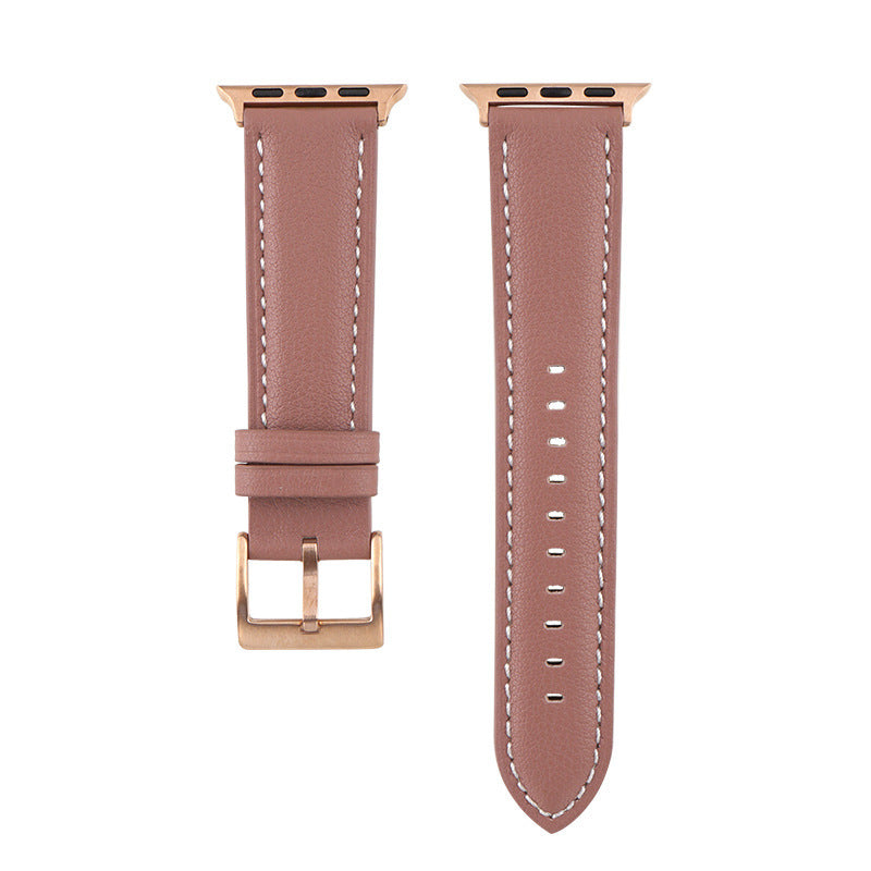 Leather Strap Iwatch7-1 SE Glossy Leather - Leather Strap for iWatch 7 and SE in Glossy Styles