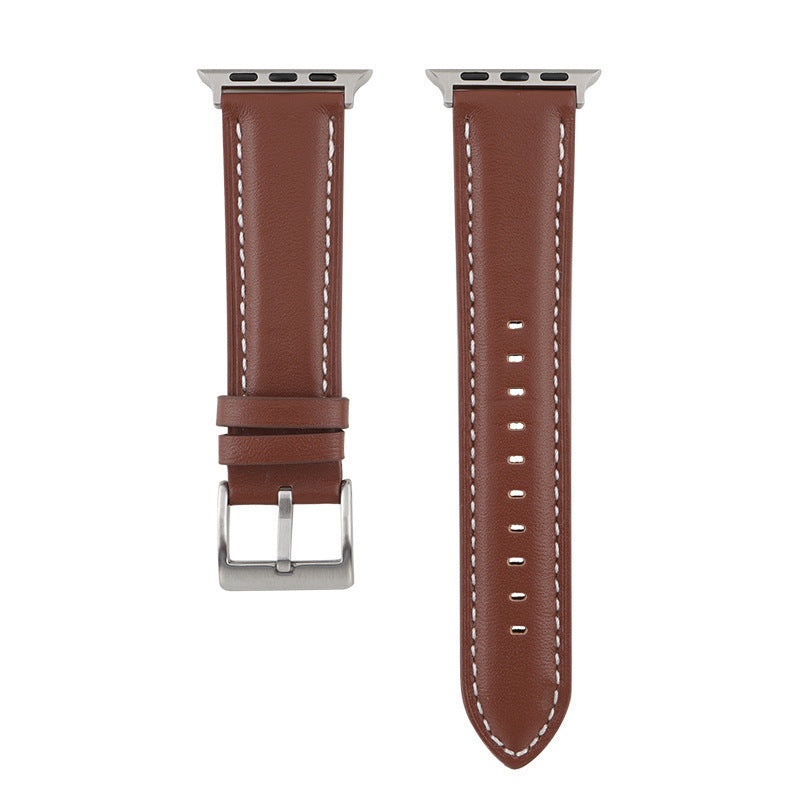 Leather Strap Iwatch7-1 SE Glossy Leather - Leather Strap for iWatch 7 and SE in Glossy Styles