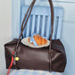 Leather Travel Bag in Cowhide Split with Inner Pockets for the United States - Teleplus united states chf leather travel