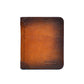 Leather Trifold Wallet RFID Blocking Cowhide Slim Bifold for Men - leather trifold