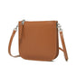 Leather Two-Layer Bag with Zipper for Shoulder Messenger or Cell Phone - Teleplus shoulder messenger cell phone bucket