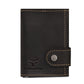 Leather Wallet for Men and Women in Neutral Colors USD CHF Chf - Pop-up RFID Holder Cards That Steal Back! united