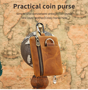 Leather Wallet with Crazy Horse in Multiple Colors for United States Buyers - K181 Style and Function united states chf