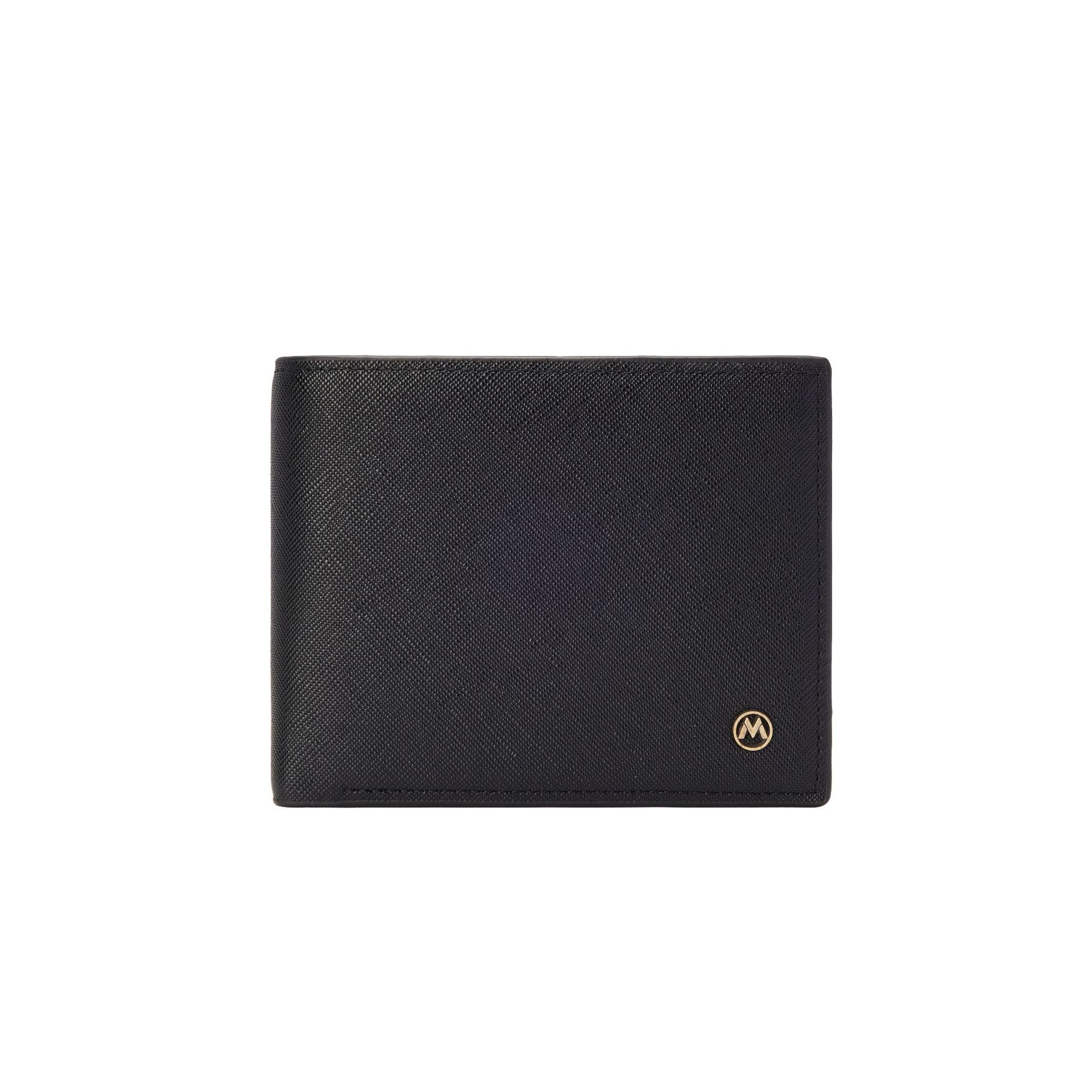 Leather Wallet with Polyester Lining in Dark Blue Black and Brown for United States Markets - Wallets So Fine They’ll