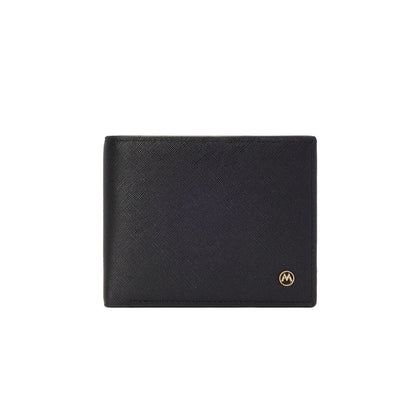 Leather Wallet with Polyester Lining in Dark Blue Black and Brown for United States Markets - Wallets So Fine They’ll