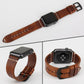 Leather Watch Belt Strap with Stainless Steel Buckle and Adapter - Upgrade Your Style a leather watch belt accessories