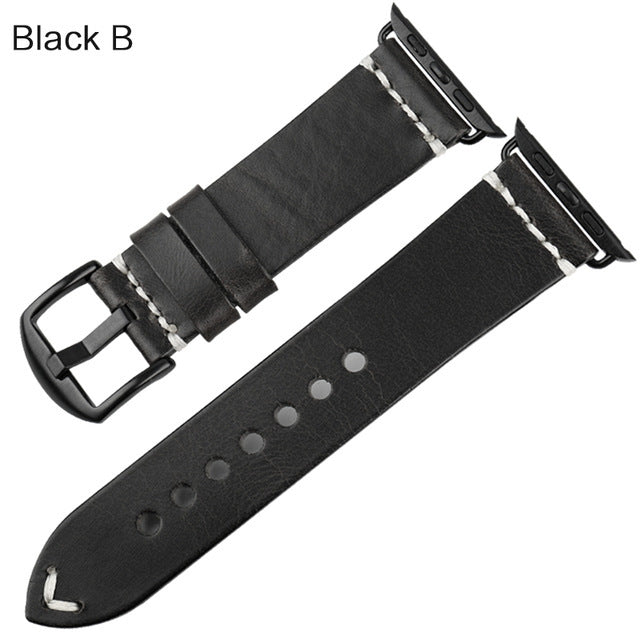 Leather Watch Belt Strap with Stainless Steel Buckle and Adapter - Upgrade Your Style a leather watch belt accessories