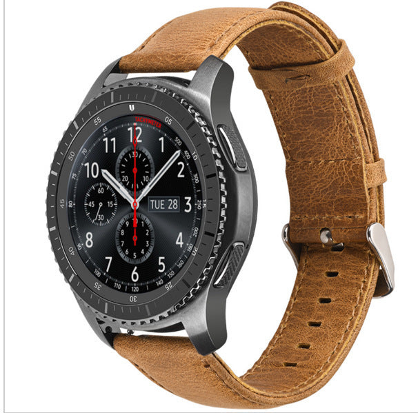 Leather watch strap - Leather Watch Strap 22mm Durable and Stylish Design