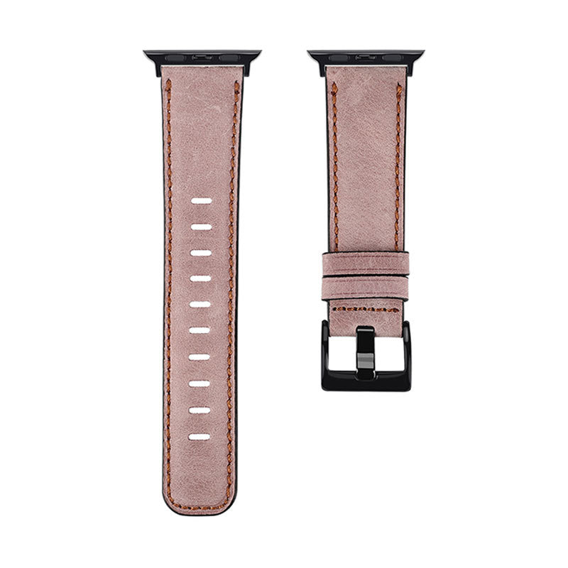 Leather leather wrist strap - Leather Wrist Strap for Apple Watch Generations 1-5