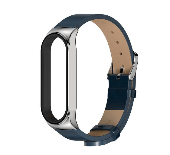 Leather Wristband Simulation for Xiaomi with Microfiber and Metal Accents - Laughing Leather: General Purpose Magic