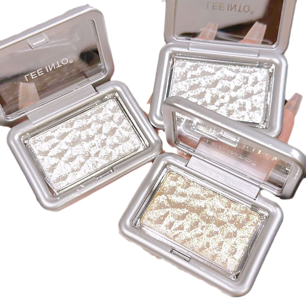 Leeinto Dream Buoy Highlight Eyeshadow Set in Moonlight White Champagne Gold - leeinto dream buoy highlight eyeshadow