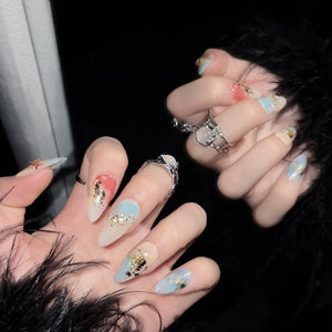 Leopard Print Bow for Ladies Handmade Wear Armor Nail Art Kit - Teleplus handmade wear armor