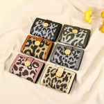 Leopard Print Faux Leather Jacket for Women in the United States - Wildly Stylish Short Wallet united states chf