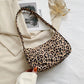 Leopard Print Nylon Shoulder Bag with 3D Pocket Urban Crossbody Purse - Teleplus leopard print