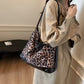 Leopard Print Personality Capacity Fashion Backpack with Large Storage - for Women leopard print personality large
