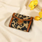 Leopard Print Polyester Lining Feminine Medium Suitcase for United States Travel - Wallet The Purr-fect Clutch Her