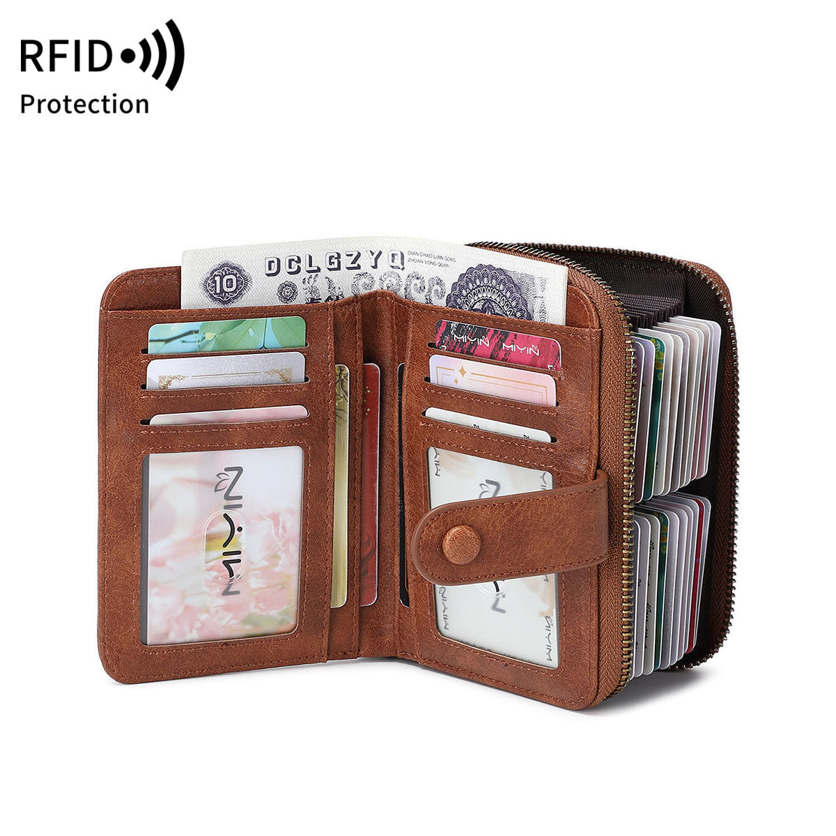 Leopard Print Storage Bag with Anti-Theft Card Slot and Various Animal Patterns - Teleplus leopard print