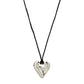 Letter Hollowed Heart Shape Necklace Design - Heart Shape Necklace That Letters Love in Style