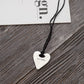 Letter Hollowed Heart Shape Necklace Design - Heart Shape Necklace That Letters Love in Style