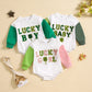 Letter Pattern Baby Cute Rompers Jumpsuit - Light Green Letter Pattern Baby Rompers Jumpsuit