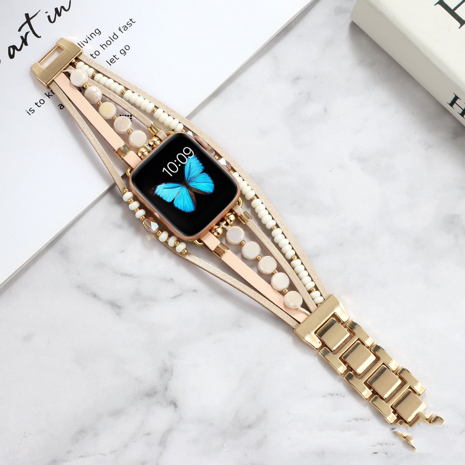 Life Tree Jewelry Leather Woven Watch Strap - Life Tree Jewelry Leather Watch Strap for Apple Watch