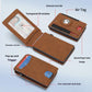 Light and Dark Brown Synthetic Leather Wallets with Microfiber Lining - Teleplus in synthetic leather wallets dark