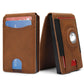 Light and Dark Brown Synthetic Leather Wallets with Microfiber Lining - Teleplus in synthetic leather wallets dark