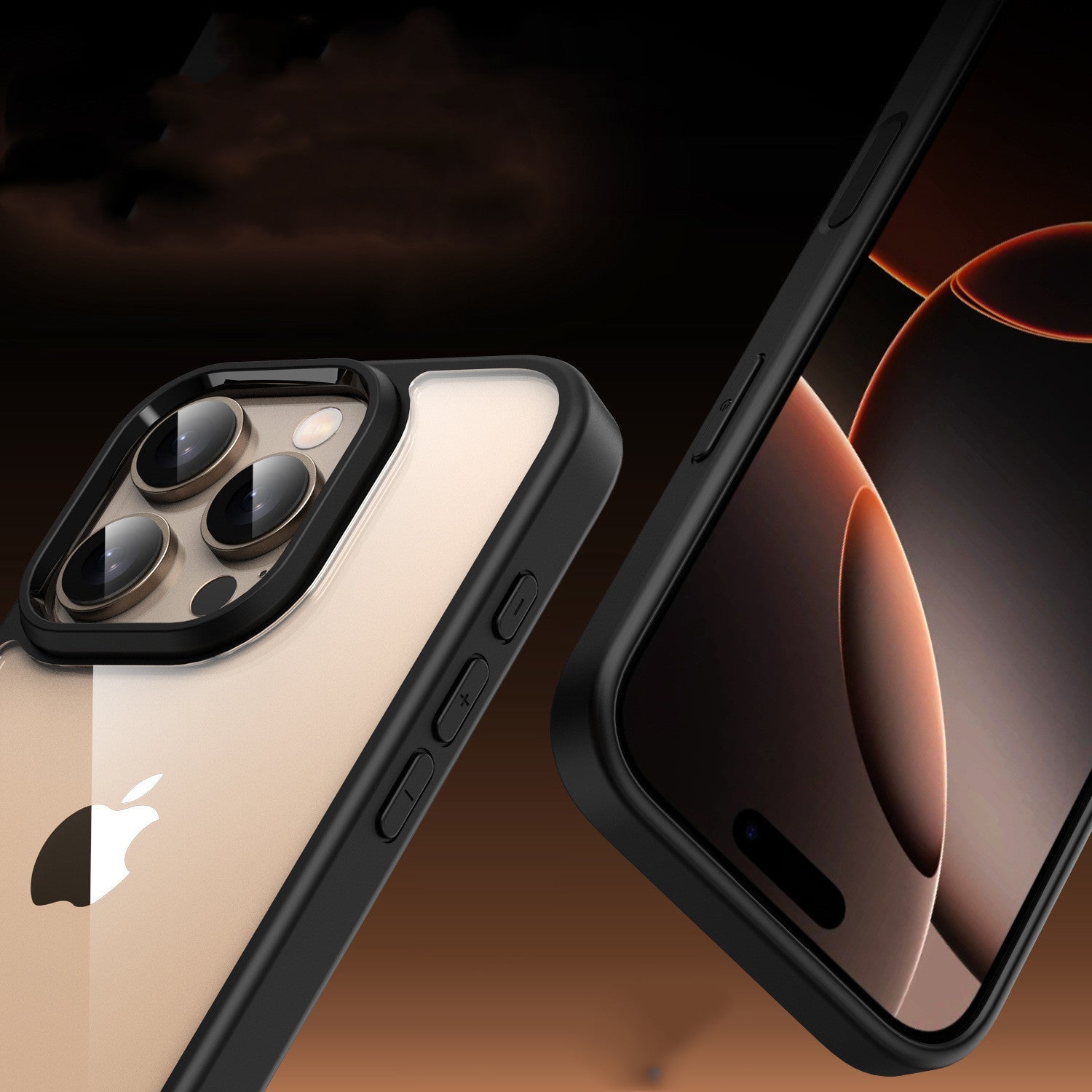 Light Black Transparent Magnetic Phone Case for Compatibility and Fall Prevention - Teleplus magnetic phone case