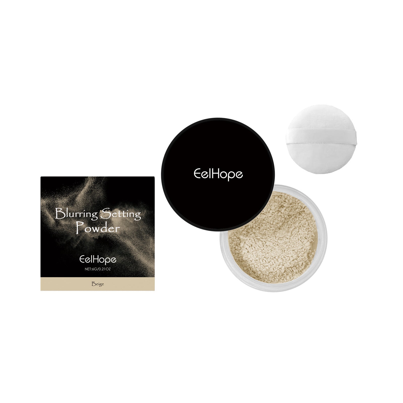 Light Delicate Makeup Powder in Brown and Pastel Shades - Teleplus makeup powder light delicate
