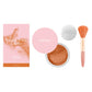 Light Delicate Makeup Powder in Brown and Pastel Shades - Teleplus makeup powder light delicate