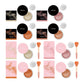 Light Delicate Makeup Powder in Brown and Pastel Shades - Teleplus makeup powder light delicate