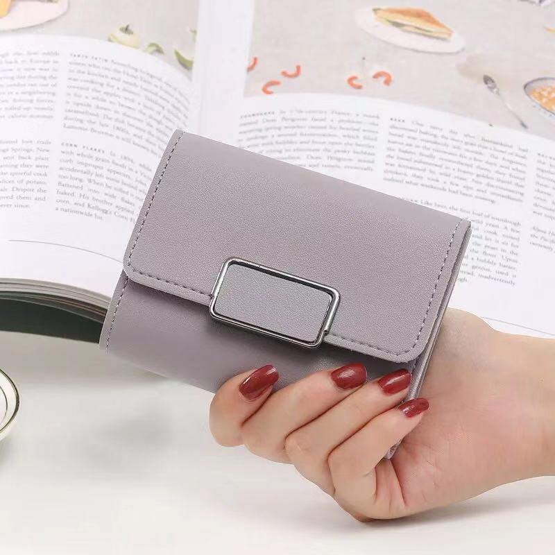Light Gray Polyester Cotton Product with Small Battery for United States CHF - Chic Plaid Wallets That Fit Your Sass