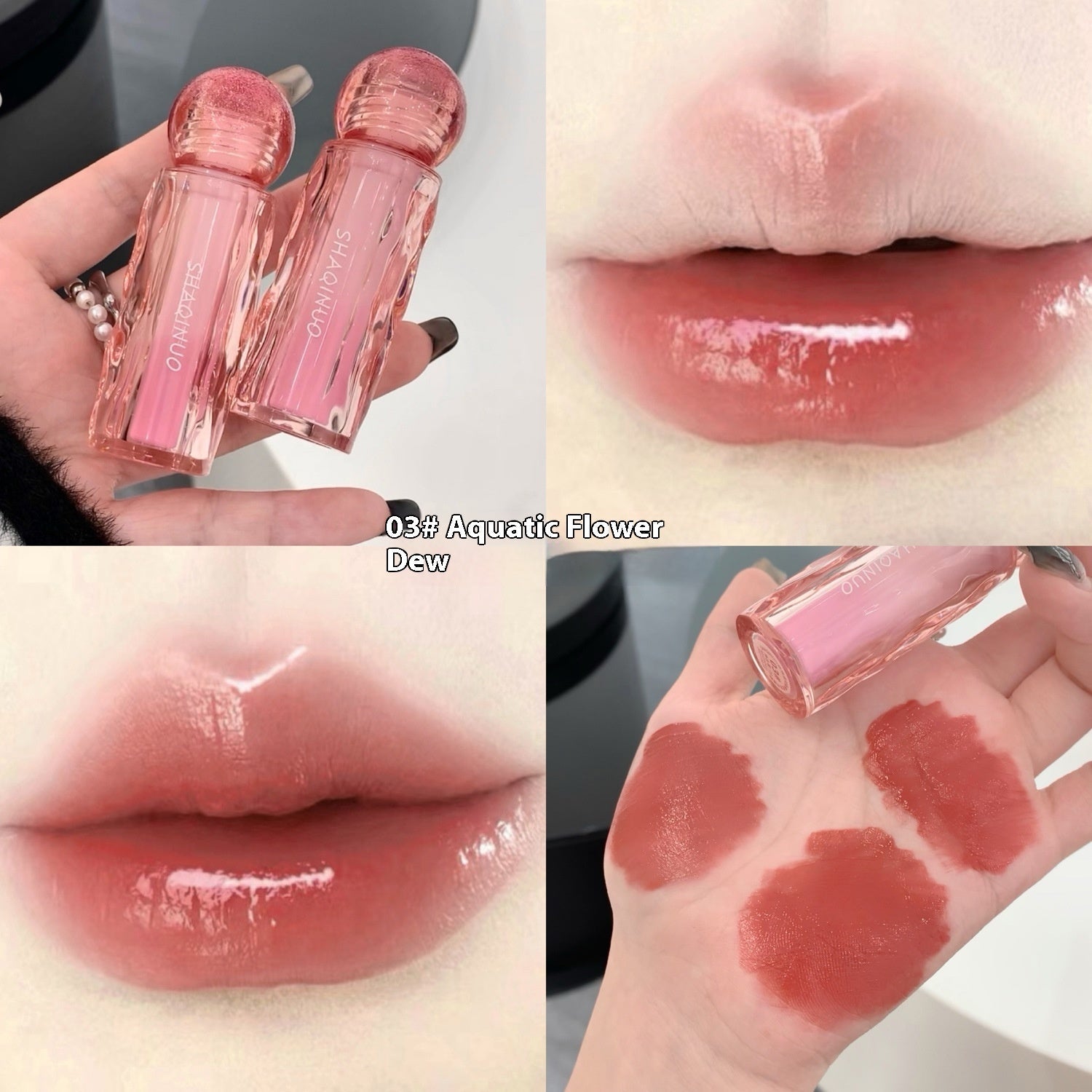 Light Lip Lacquer with Moisturizing Formula and Mirror Finish in Various Shades - light lip lacquer mirror moisturizing