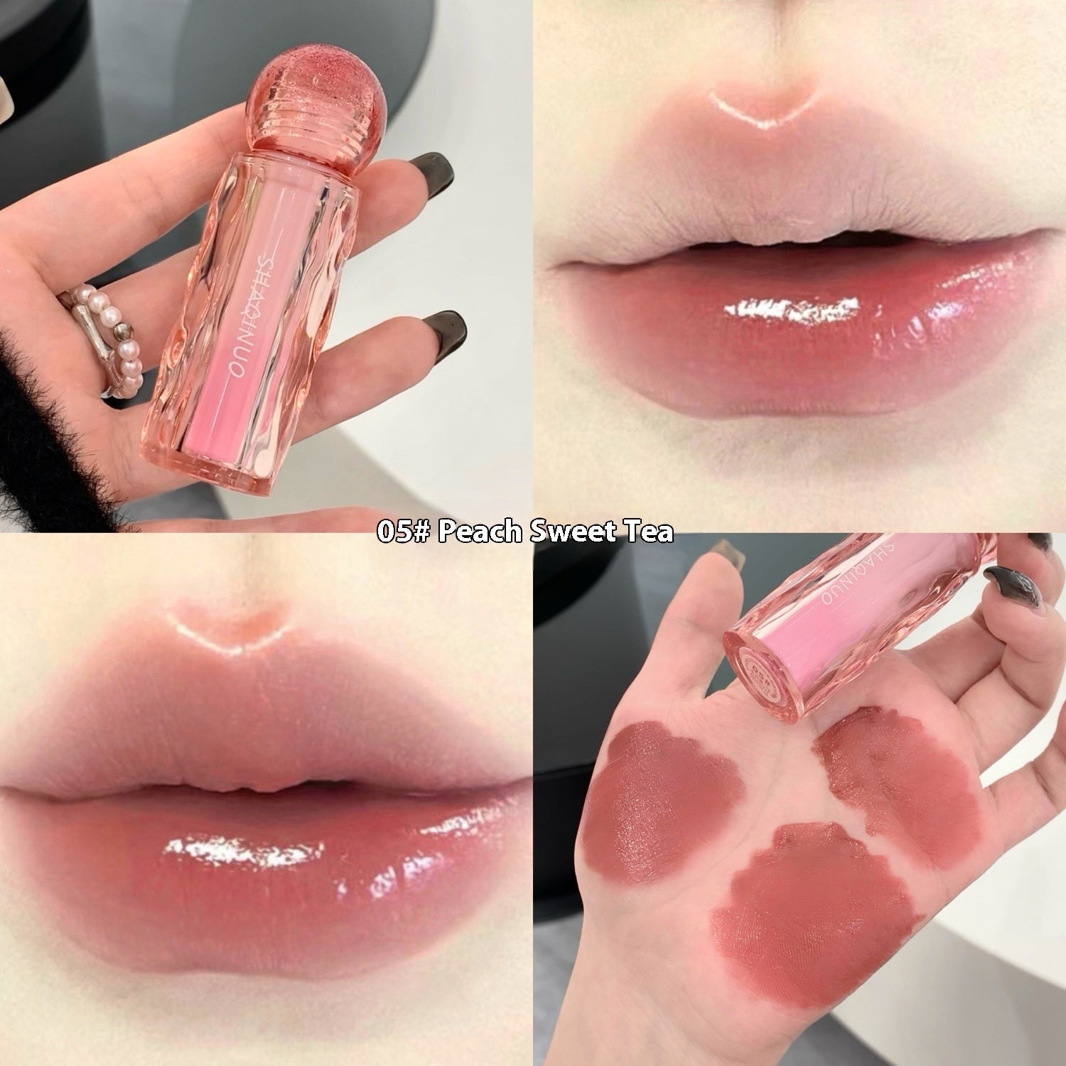 Light Lip Lacquer with Moisturizing Formula and Mirror Finish in Various Shades - light lip lacquer mirror moisturizing
