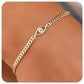 Light Luxury Alloy Bracelet Ornament - Light Luxury Alloy Bracelet with Evil Eye Diamond