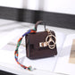 Light Luxury Bag with Stripes Lining for Kelly in Multiple Colors - Teleplus mini pendant plastic light luxury bag