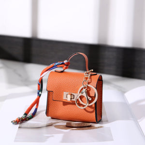 Light Luxury Bag with Stripes Lining for Kelly in Multiple Colors - Teleplus mini pendant plastic light luxury bag