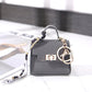 Light Luxury Bag with Stripes Lining for Kelly in Multiple Colors - Teleplus mini pendant plastic light luxury bag