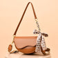 Light Luxury Fall Underarm Saddle Bag with Polyester Cotton Material - Teleplus for Women light luxury fall winter