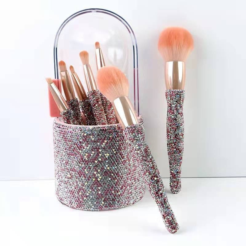 Light Luxury Makeup Brush Set Storage Box for Beauty and Organization - Teleplus makeup brush set light luxury