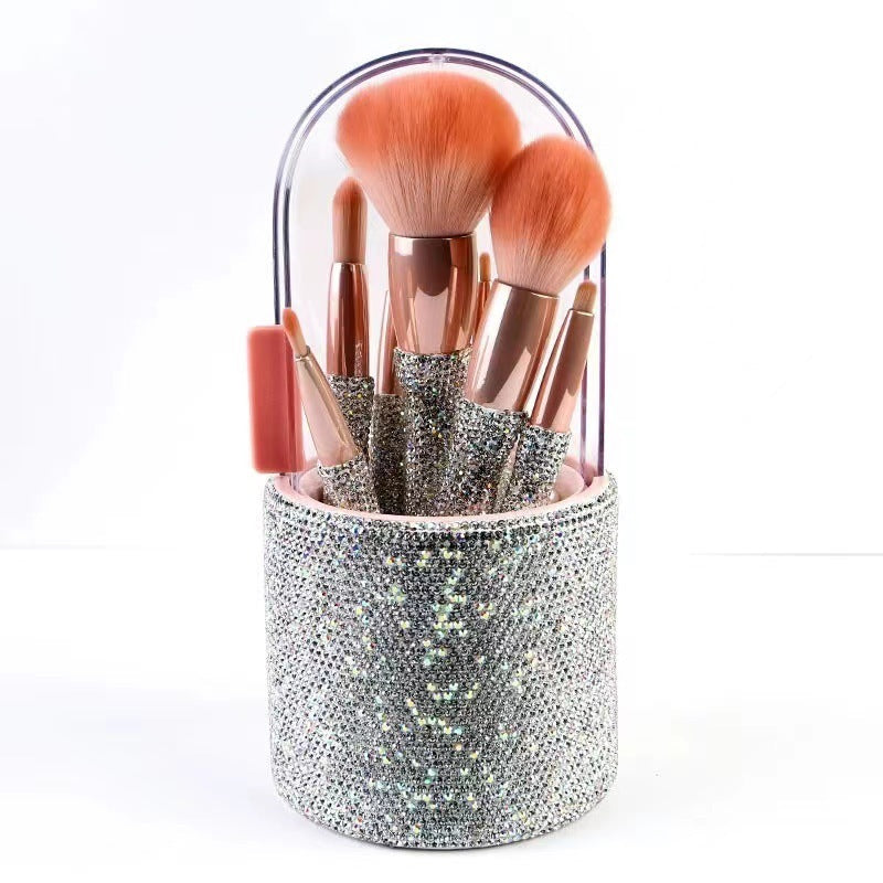 Light Luxury Makeup Brush Set Storage Box for Beauty and Organization - Teleplus makeup brush set light luxury
