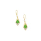 Light Luxury Opal Rhombus Ear Hook Elegant High-end Sense - Bling It On with Light Luxury Opal Rhombus Earrings