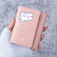 Light Pink and Blue PU Card Wallet for United States Currency with Secret Compartment - Large Banknote Bliss in a Purse